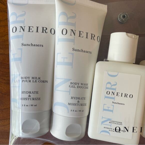 Oneiro Sunchasers Ready, Go Kit! Shampoo Conditioner Body Wash Body Milk Mist - Picture 9 of 9